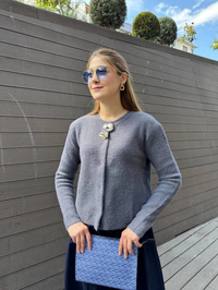 Missemramiss H4573 Antrasit Angora Hırka