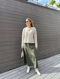 Missemramiss H4573 Bej Angora Hırka