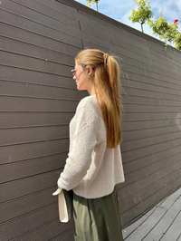 Missemramiss H4573 Bej Angora Hırka