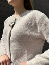 Missemramiss H4573 Bej Angora Hırka