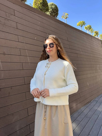 Missemramiss H4573 Ekru Angora Hırka