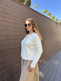 Missemramiss H4573 Ekru Angora Hırka
