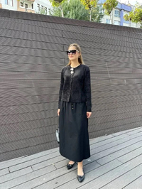 Missemramiss H4573 Siyah Angora Hırka