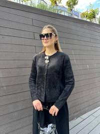Missemramiss H4573 Siyah Angora Hırka