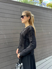 Missemramiss H4573 Siyah Angora Hırka
