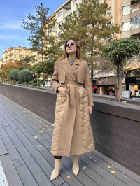 Missemramiss K4560 Camel Speciale Cappotto Kaban