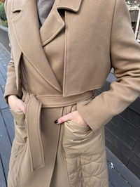 Missemramiss K4560 Camel Speciale Cappotto Kaban
