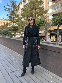 Missemramiss K4560 Siyah Speciale Cappotto Kaban