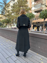 Missemramiss K4560 Siyah Speciale Cappotto Kaban