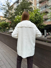 Missemramiss K4575 Ekru Angora Kap