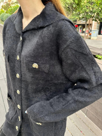 Missemramiss K4575 Siyah Angora Kap