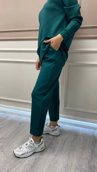 Missemramiss P3700 Yeşil Scuba Pantalon