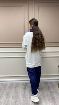 Missemramiss S3709 Beyaz-Lacivert İkili Spor Takım