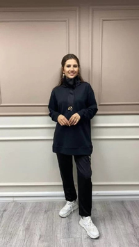 Missemramiss S3709 Siyah İkili Spor Takım