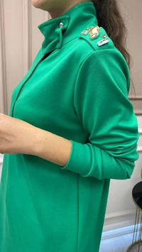Missemramiss S3711 Benetton Omzu Taşlı Sweat