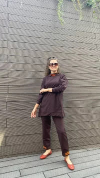 Missemramiss T3720 Kahverengi İkili Spor Takım