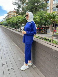 Missemramiss T4481 Mor Aksesuarlı İkili Takım