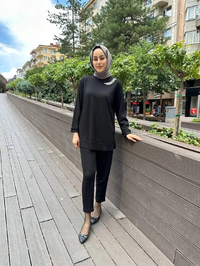 Missemramiss T4481 Siyah Aksesuarlı İkili Takım