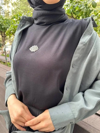 Missemramiss T4491 Siyah Aksesuarlı Tişört