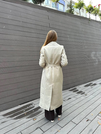 Missemramiss T4551 Bej Rosa Blazer Trençkot
