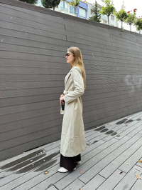 Missemramiss T4551 Bej Rosa Blazer Trençkot