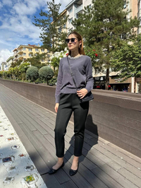 Missemramiss T4574 Antrasit Angora Kazak