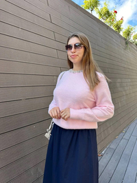 Missemramiss T4574 Pembe Angora Kazak