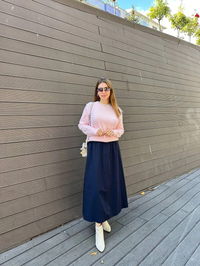 Missemramiss T4574 Pembe Angora Kazak