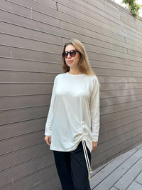 Missemramiss T4628 Ekru Basic Tunik