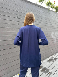 Missemramiss T4628 Lacivert Basic Tunik