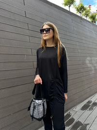 Missemramiss T4628 Siyah Basic Tunik