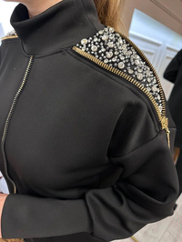 Missemramiss T4688 Siyah Canella Taşlı Takım