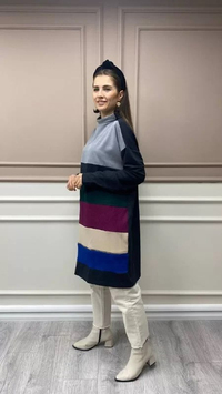 Misswhence 32028 Antrasit Patch Tunik