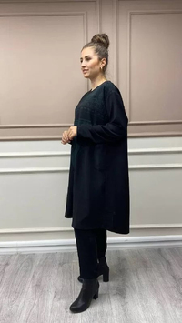 Misswhence 32031 Siyah Tunik Takım