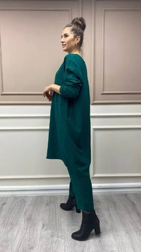 Misswhence 32031 Yeşil Tunik Takım