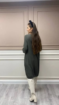 Misswhence 32040 Haki Tunik