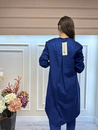 Misswhence 33003 Lacivert Tensel Tunik