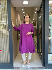 Misswhence 33012 Fuşya Tunik