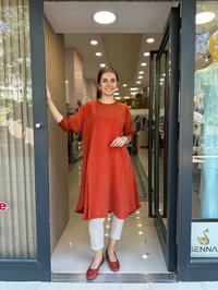 Misswhence 33012 Oranj Tunik