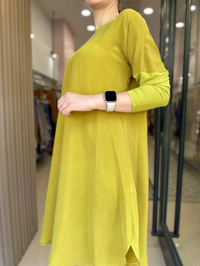 Misswhence 33012 Yağ Yeşili Tunik