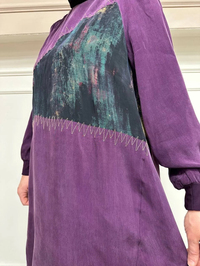 Misswhence 33014 Mor İpek Tunik