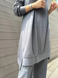 Misswhence 33033 Gri Penye Tunik
