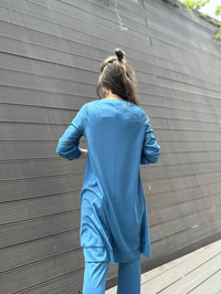 Misswhence 33033 Mavi Penye Tunik
