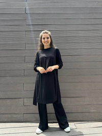 Misswhence 33033 Siyah Penye Tunik