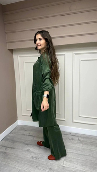 Misswhence 33307 Zümrüt Gömlek Takım