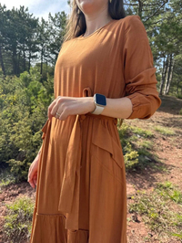 Misswhence 33848 Taba Kuşaklı Elbise