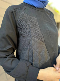 Misswhence 34024 Siyah Patch Tunik