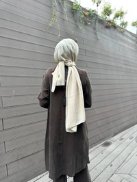 Misswhence 34027 Kahverengi İpek Tunik