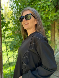 Misswhence 34029 Siyah Kısa Tunik