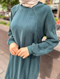 Misswhence 35010 Zümrüt İpek Tunik